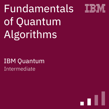 IBM Quantum — Fundamentals of Quantum Algorithms badge